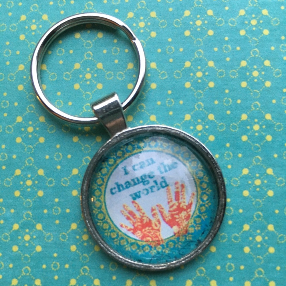 Set of 2, Inspirational Keychains